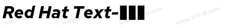 Red Hat Text字体转换